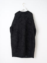 &lt;Jacquard Snap Dart Coat&gt; Arabesque