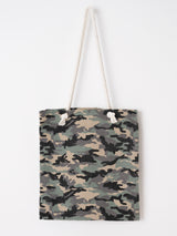<Printed fabric tote bag> Logo