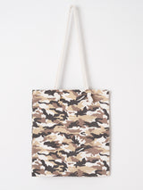<Printed fabric tote bag> Logo