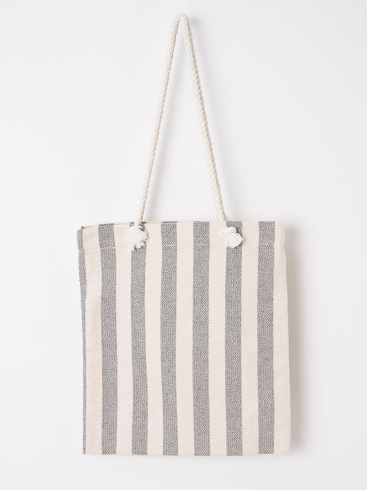 PRINTED FABRIC TOTE BAG / LOGO