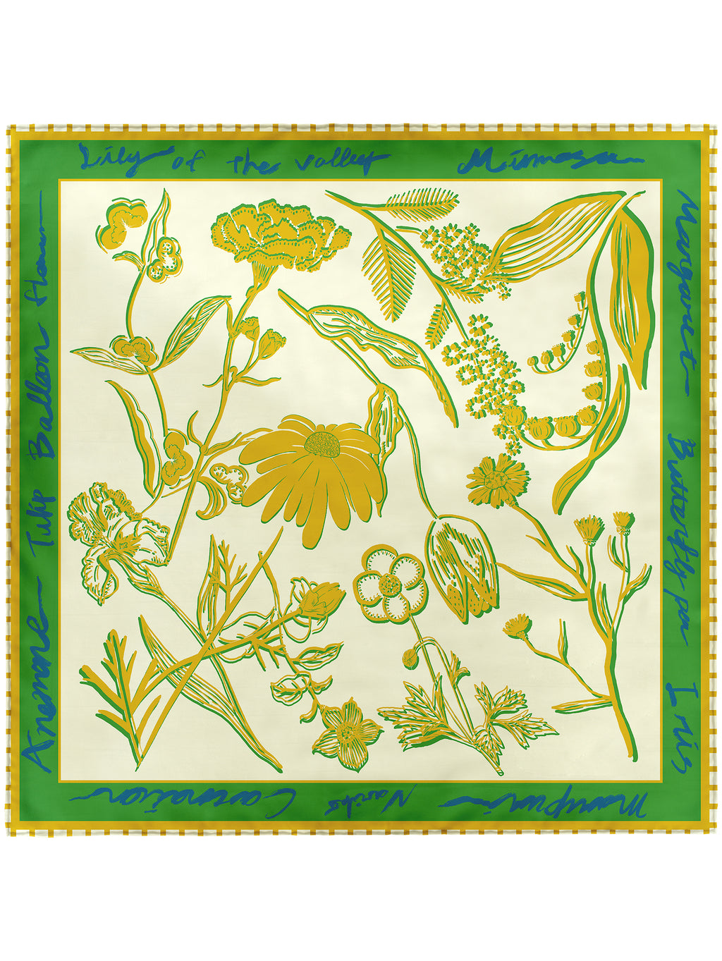 SILK SCARF 88 / FLORA – manipuri