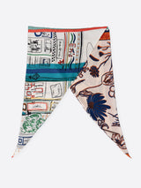 ＜ダイヤ型スカーフ＞フローラ