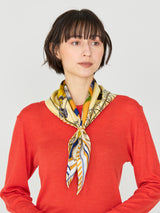 TRIANGULAR SCARF MINI / BALLOON SKY