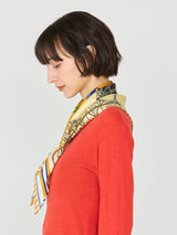TRIANGULAR SCARF MINI / BALLOON SKY