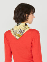 TRIANGULAR SCARF MINI / BALLOON SKY