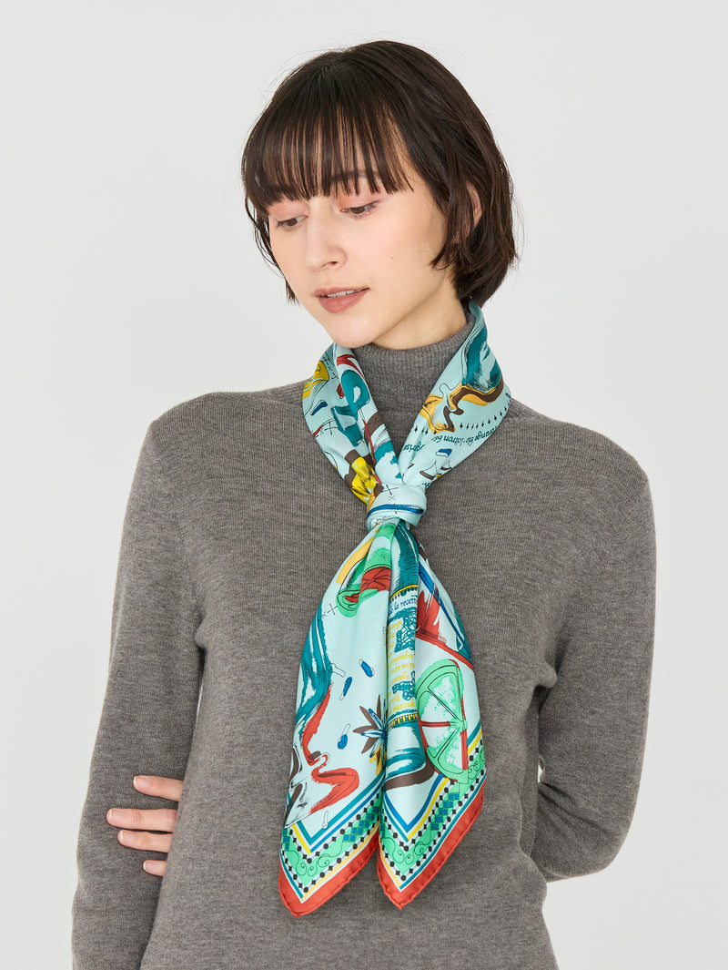 シルクスカーフ88＞ホットワイン – manipuri