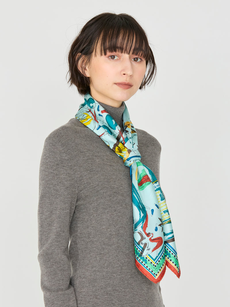 シルクスカーフ88＞ホットワイン – manipuri