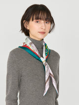 TRIANGULAR SCARF MINI / BOTANIC GARDEN