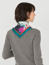 TRIANGULAR SCARF MINI / BOTANIC GARDEN