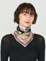 LACE TRIANGULAR SCARF MINI / THOWING BOUQUET