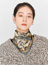 SILK SCARF 65 / HOT WINE