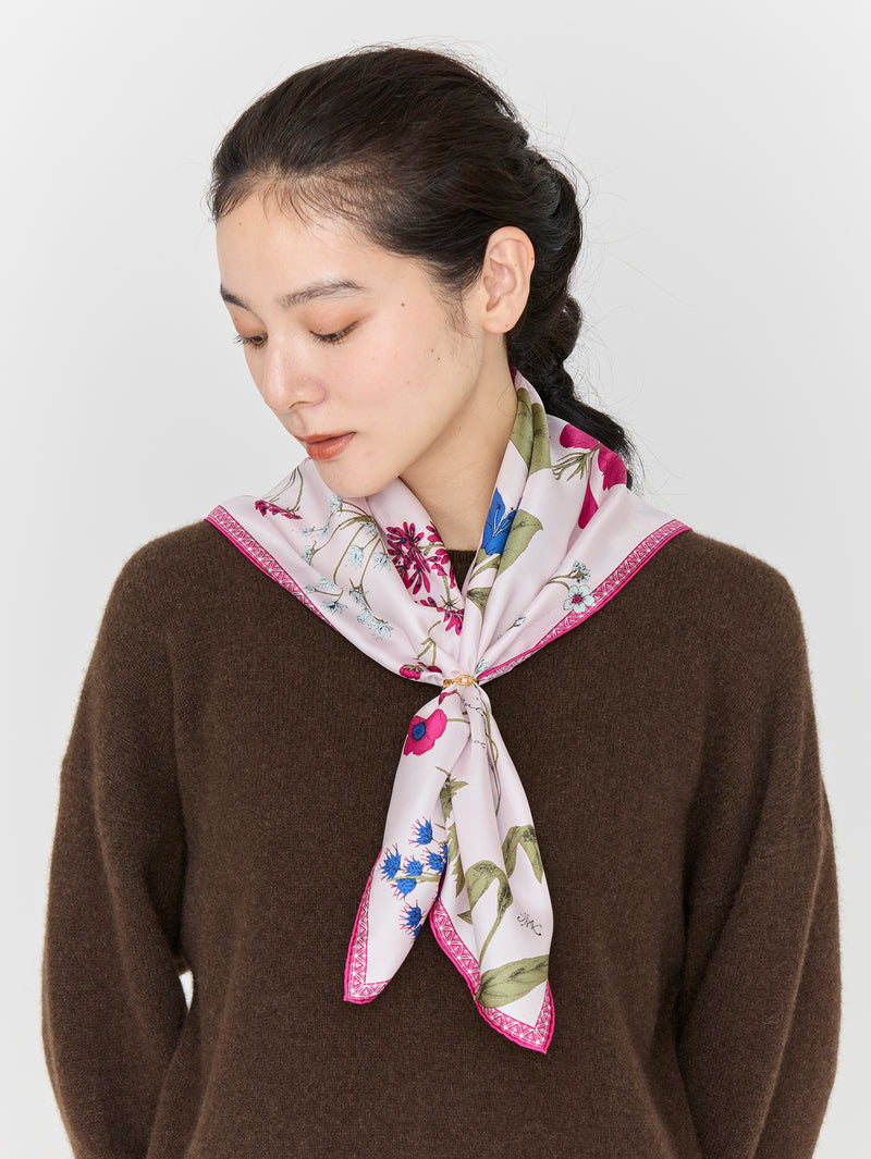 シルクスカーフ65＞ボタニカルメモリーズ – manipuri