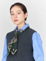 SILK SCARF 65 / GOLDEN NIGHT