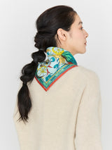 SILK SCARF 65 / HOT WINE