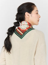SILK SCARF 65 / TYPEWRITER