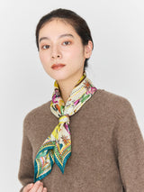 SILK SCARF 65 / HOT WINE