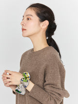 ＜ヘアアクセサリー＞パイピングシュシュ