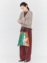 <reversible print tote bag l> Botanic Garden</reversible>