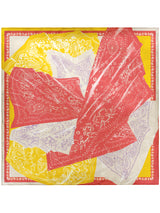 <Silk Scarf 65> Fragment Bandana