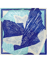 <Silk Scarf 88> Fragment Bandana
