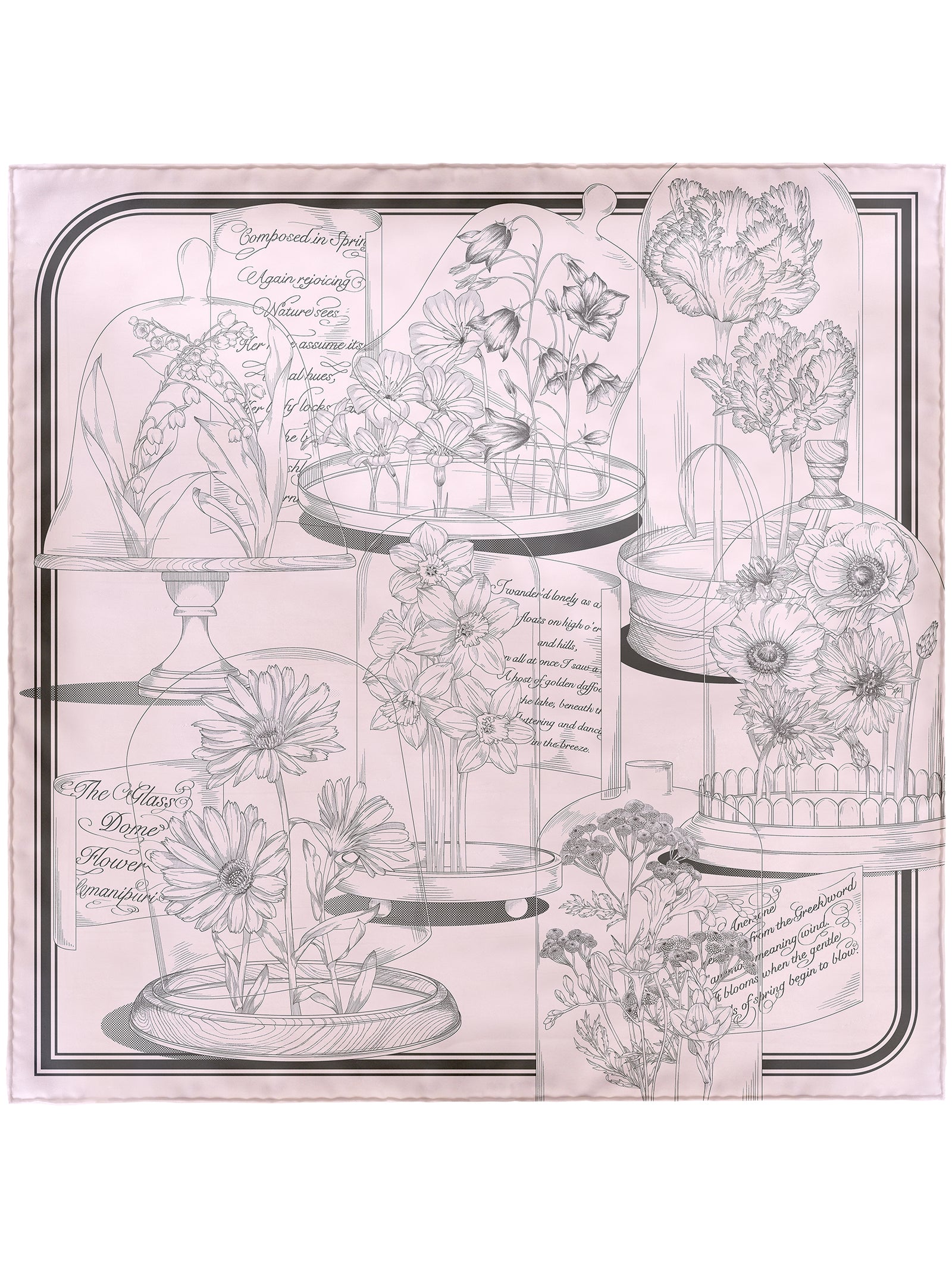 5万円☆帝国ホテル内ショップ☆シルクフラワーinガラスジャー大中小4