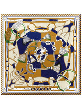 <Silk scarf 65> Pirouette