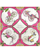 <Silk Scarf 65> Carriage