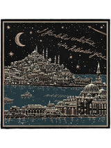 SILK SCARF 65 / GOLDEN NIGHT
