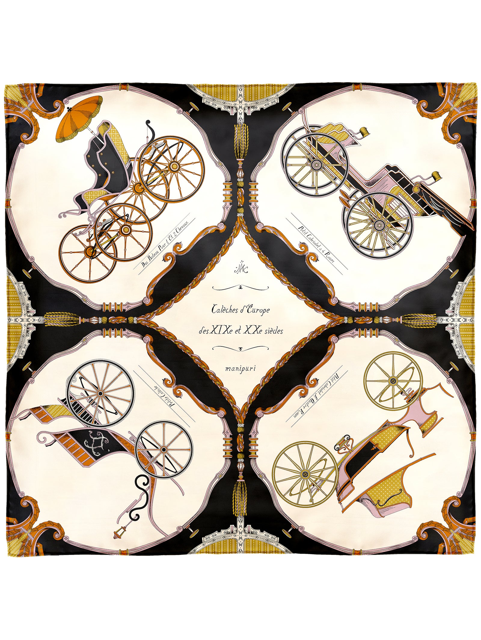 シルクスカーフ65＞キャリッジ – manipuri