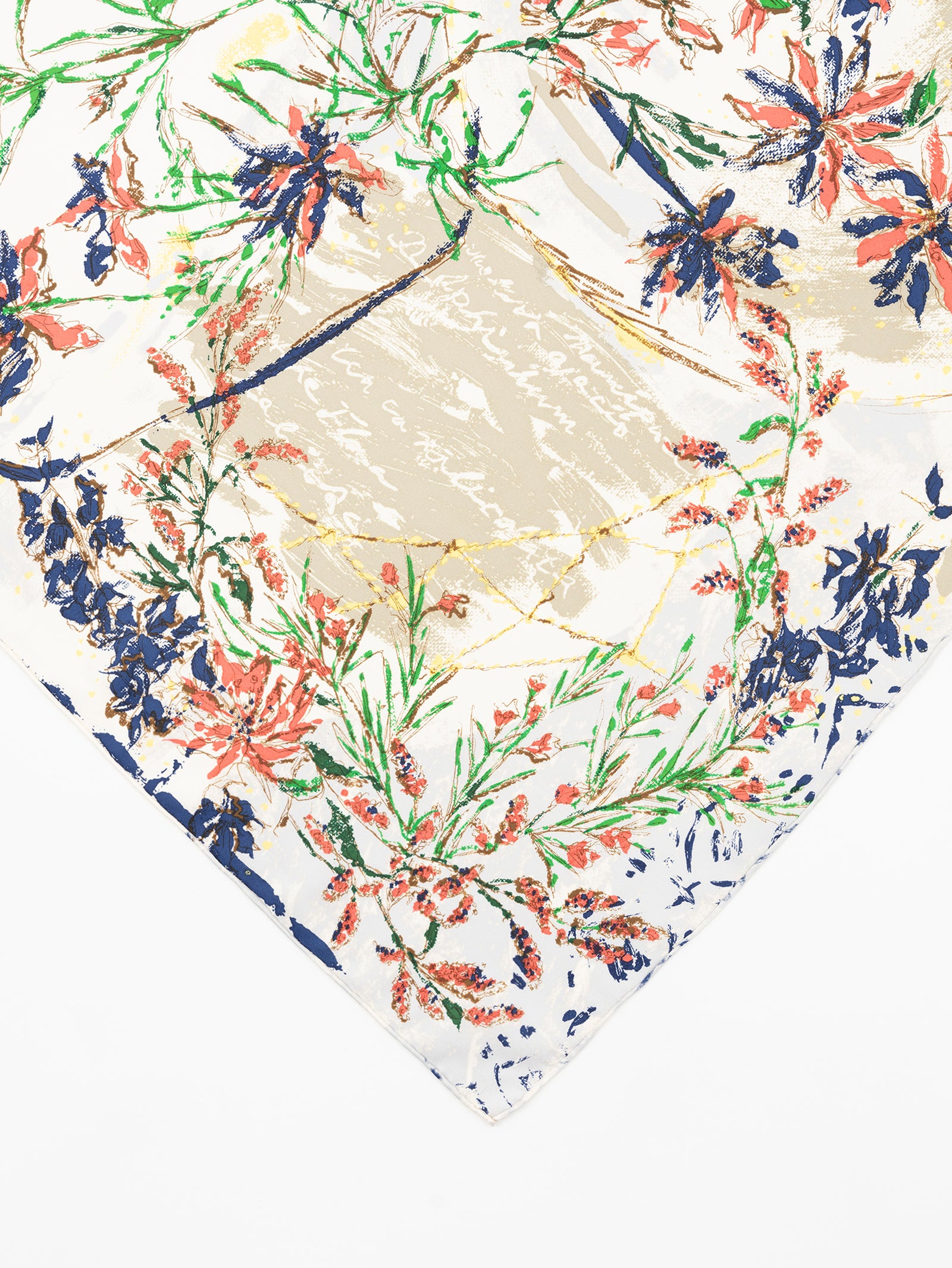 シルクスカーフ65＞ハンギングフラワー – manipuri