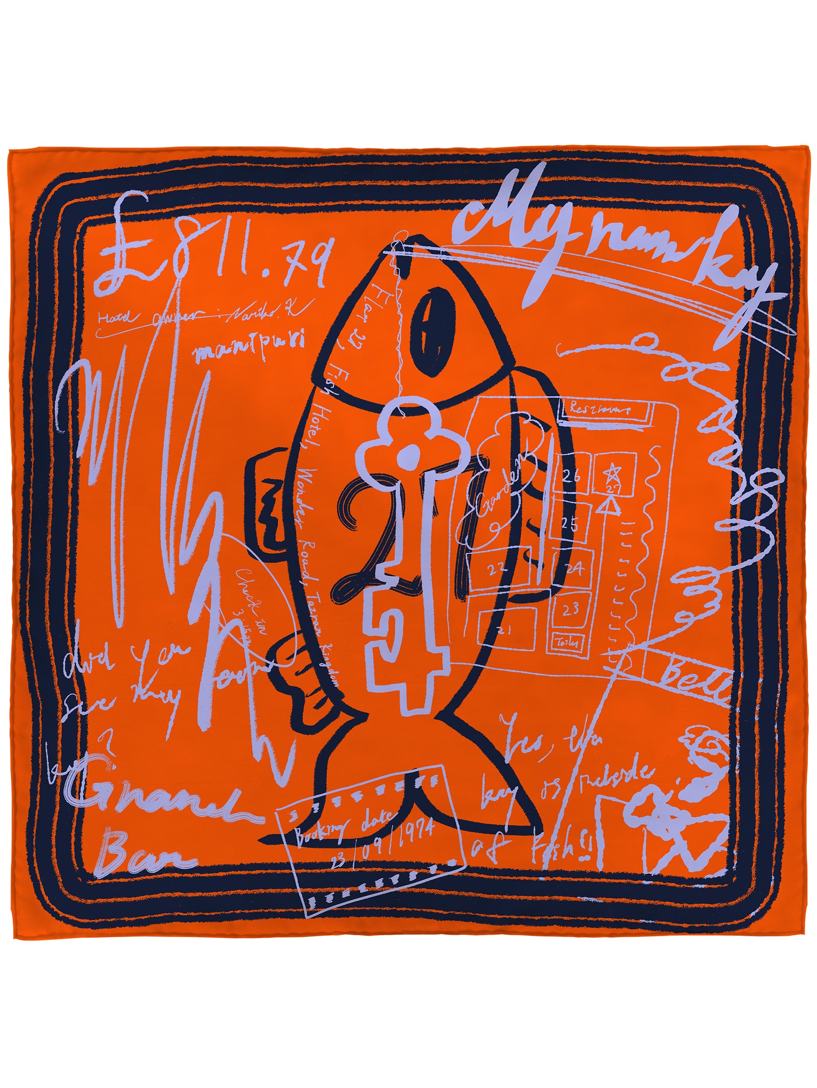 シルクスカーフ65＞フィッシュ – manipuri