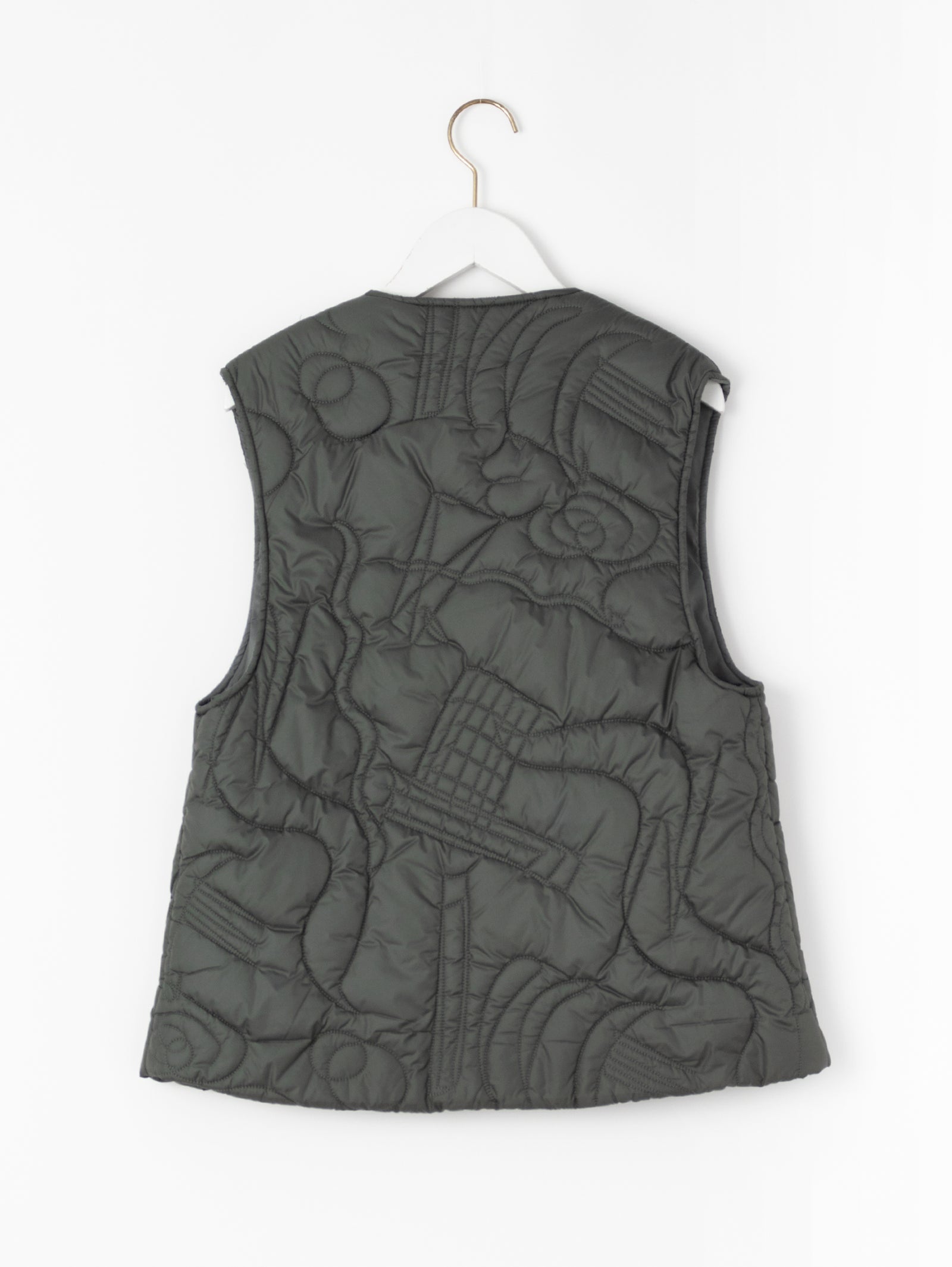 キルティングクルーネックベスト＞アブストラクト – manipuri