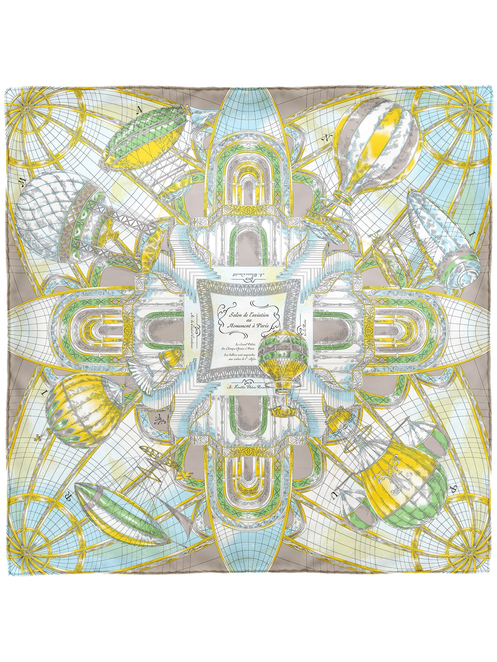 シルクスカーフ65＞モニュメントバルーン – manipuri