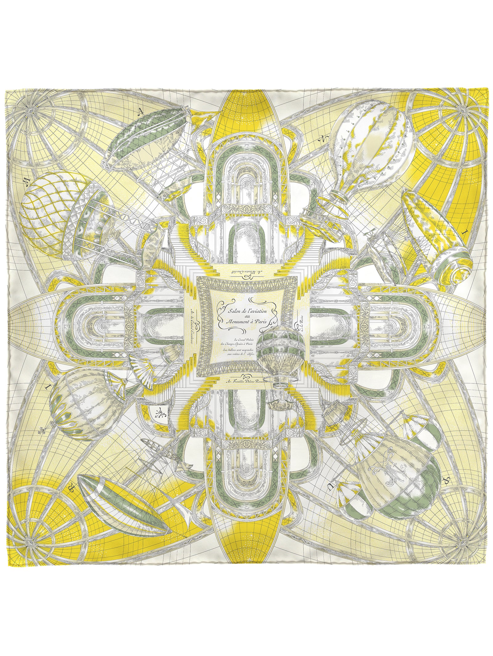 美品⭐︎マニプリ CARNIVAL シルク スカーフ 気球柄 65×65センチ シルクスカーフ65＞モニュメントバルーン – manipuri