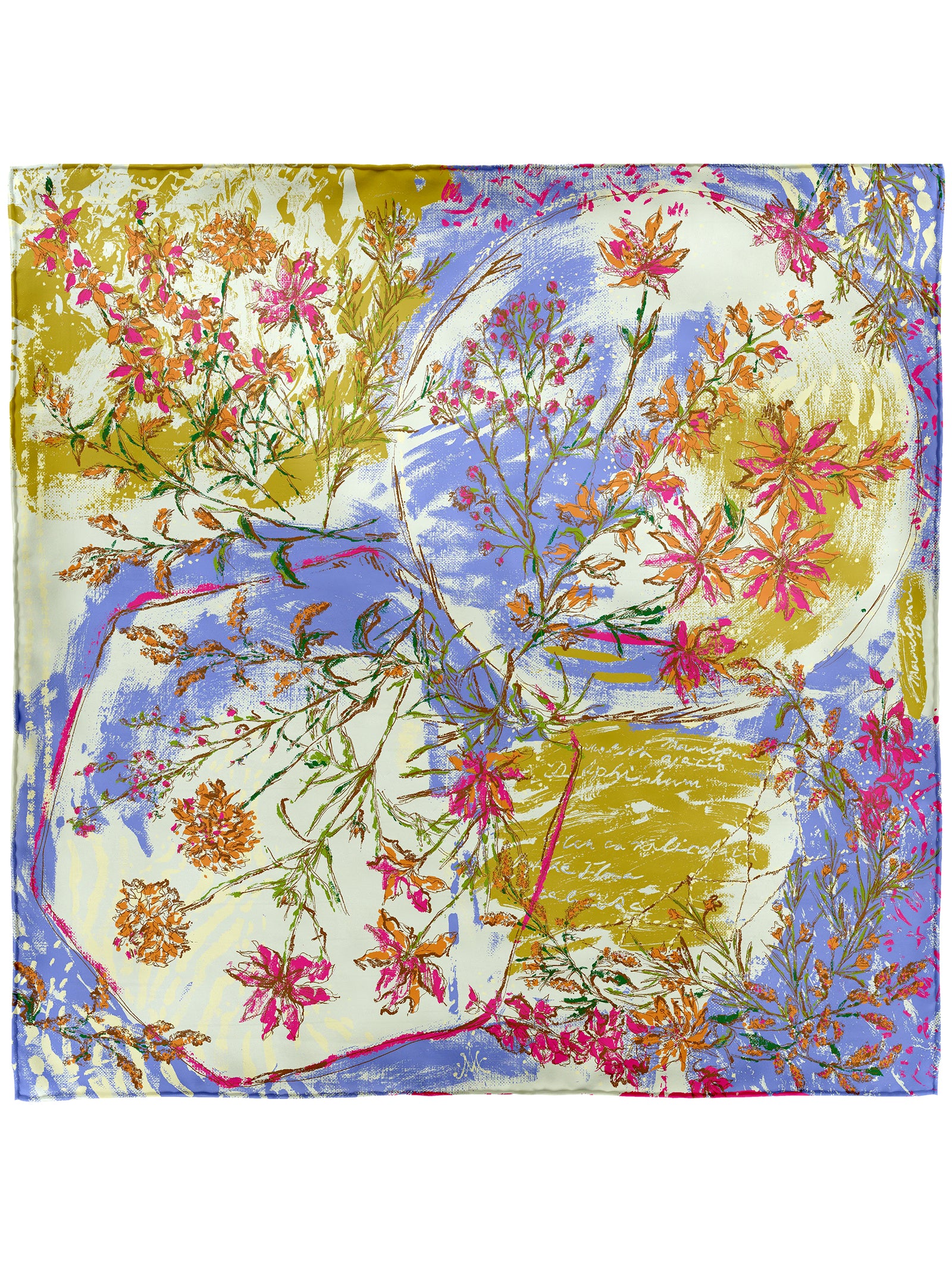 シルクスカーフ88＞ハンギングフラワー – manipuri