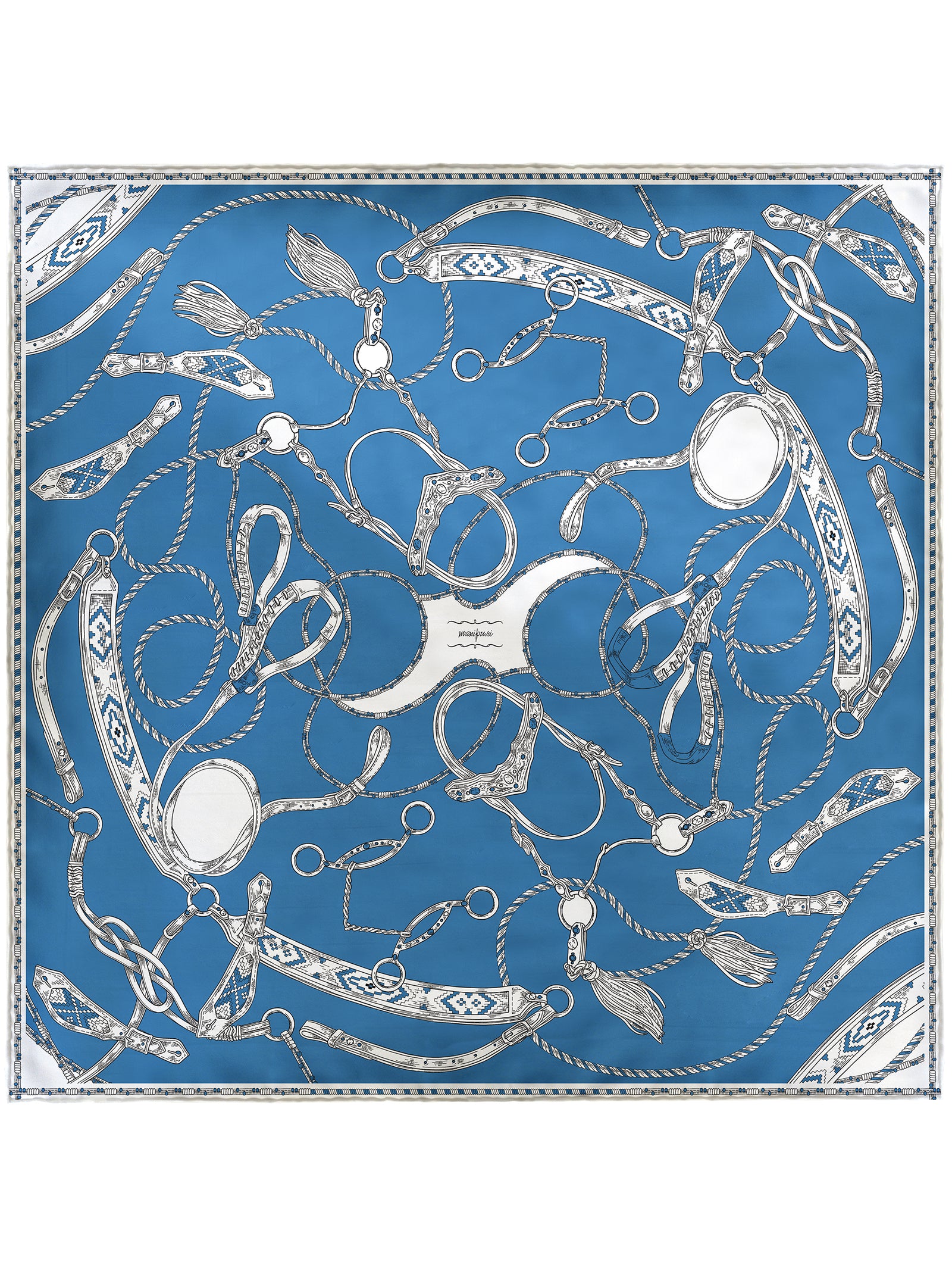 シルクスカーフ65＞ネイティブビット – manipuri