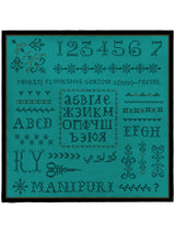 ＜シルクスカーフ88＞クロスステッチバンダナ