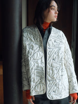 &lt;Quilted Variant Jacket&gt; Reversible Mountain