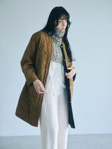 QUILTED LONG COAT / REVERSIBLE MOUNTAIN