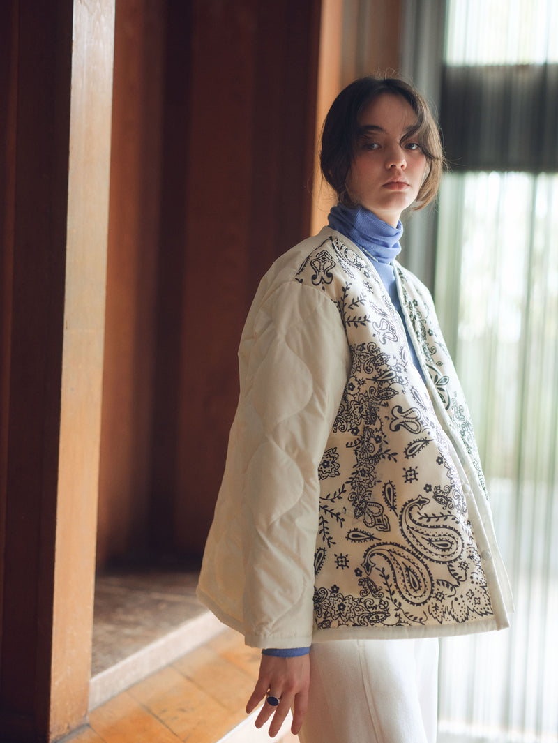 &lt;Military Jacket&gt; Reversible Kaleido Bandana