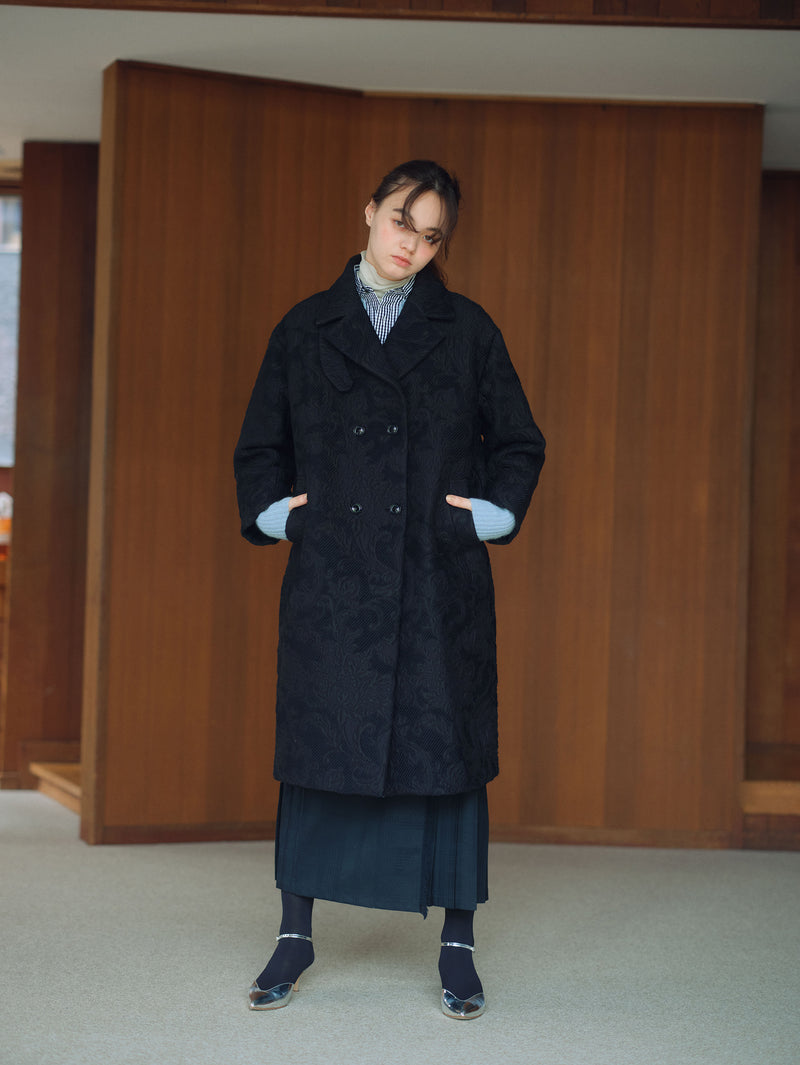 &lt;Jacquard W Coat&gt; Arabesque