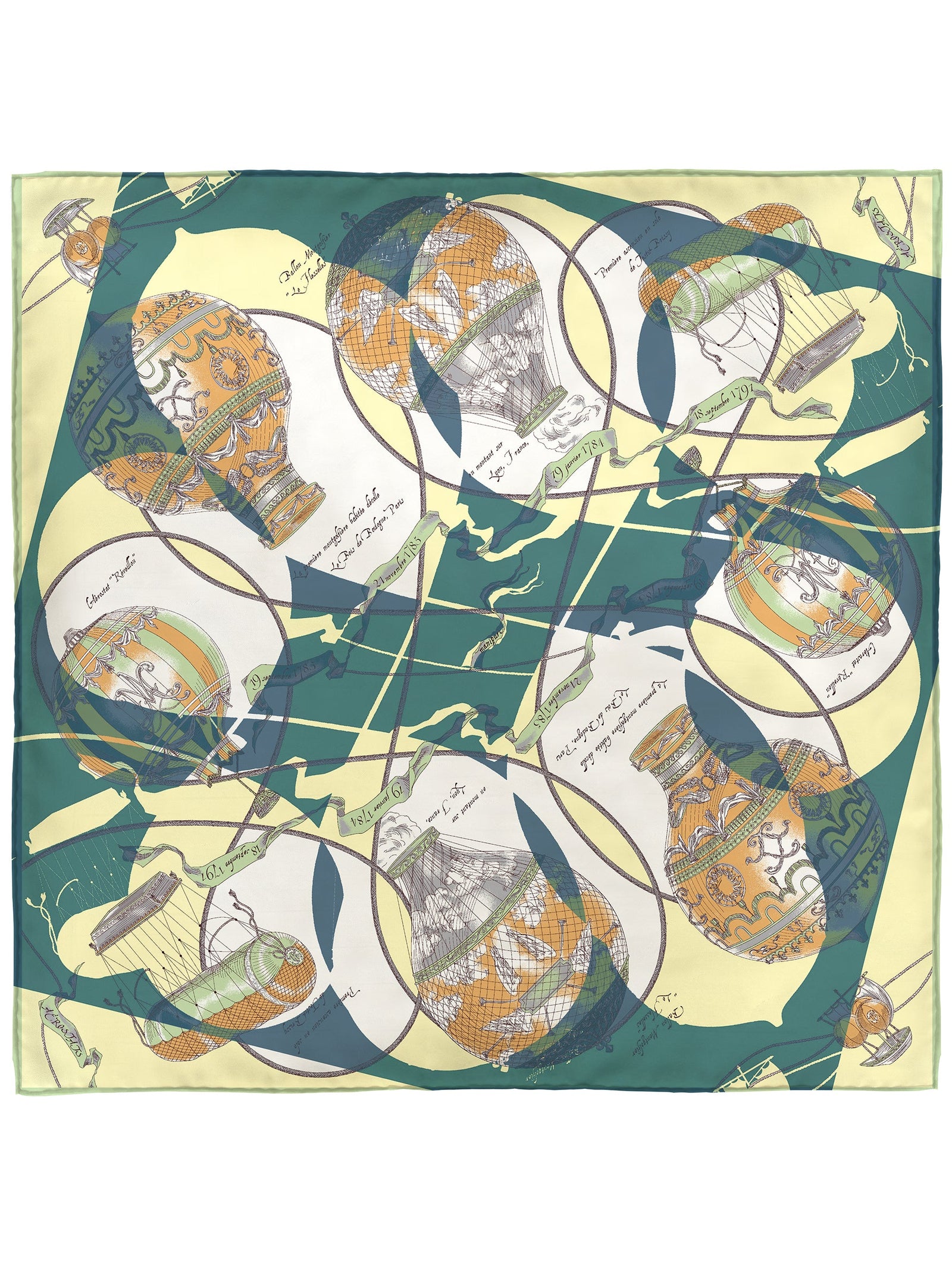 シルクスカーフ88＞コラージュバルーンヒストリー – manipuri