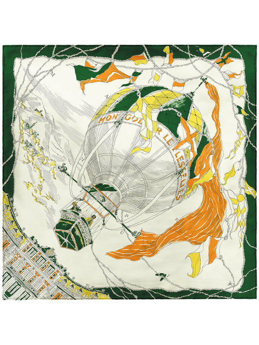 SILK SCARF 88 / MONTGOLFIER BALLOON