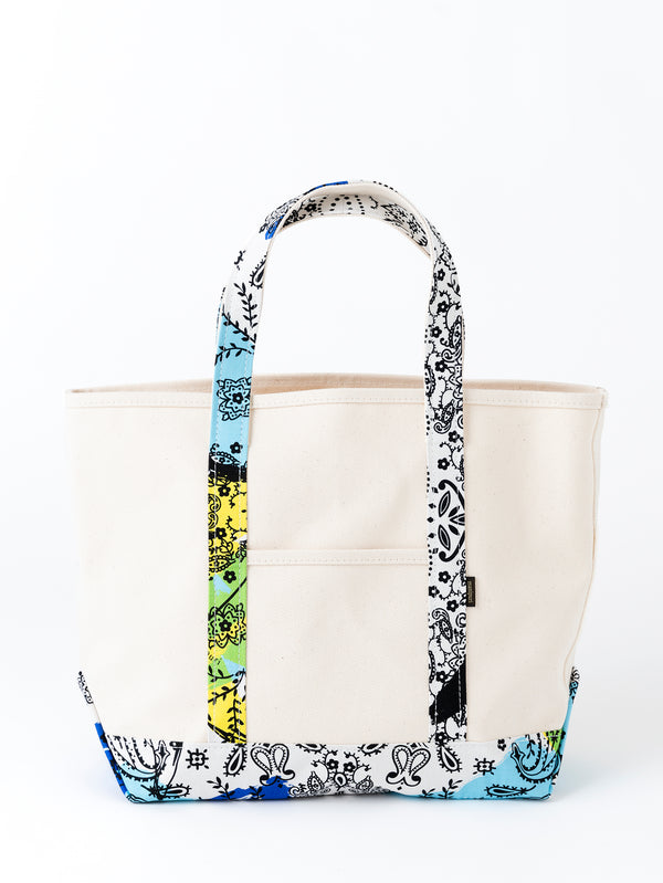 CANVAS TOTE BAG L / BUTTERFLY DRAW BANDANNA