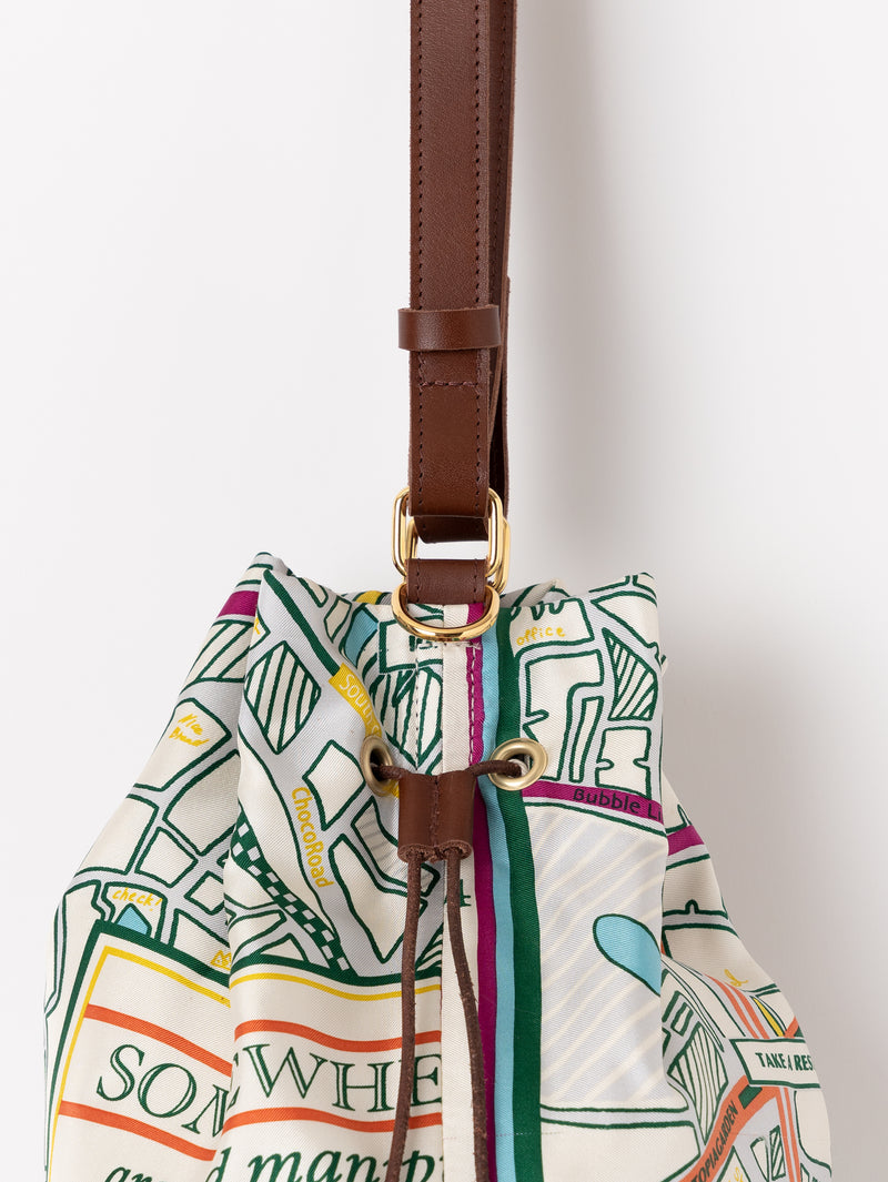 SLIK PATTERN BUCKET BAG / SOMEWHERE