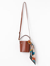 LEATHER BAGS M / BROWN