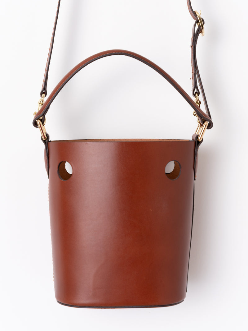 LEATHER BAGS M / BROWN