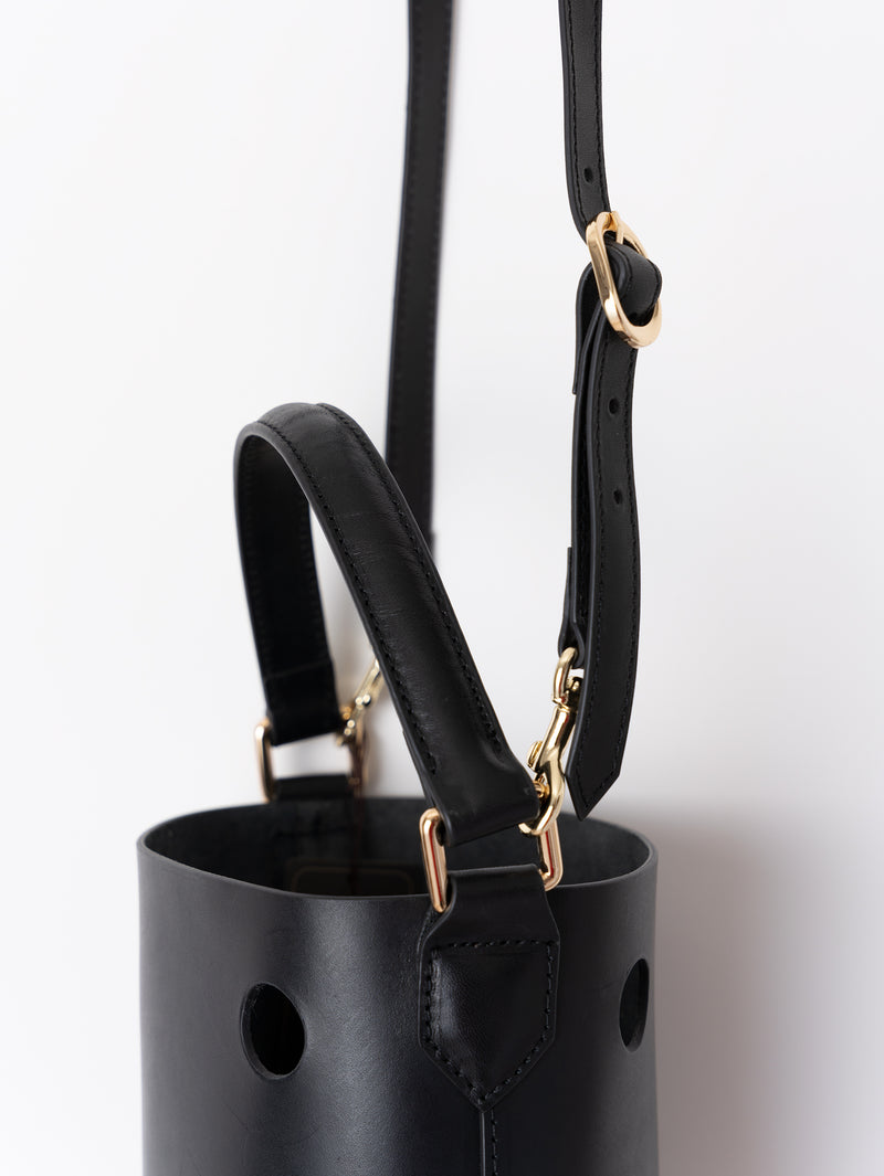 LEATHER BAGS M / BLACK