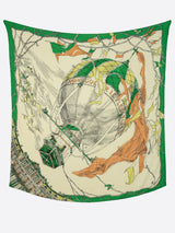 ＜ウールシルクストールヘリンボーン織120＞モンゴルフィエバルーン