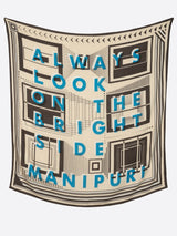 ＜ウールシルクストールヘリンボーン織120＞ポスター